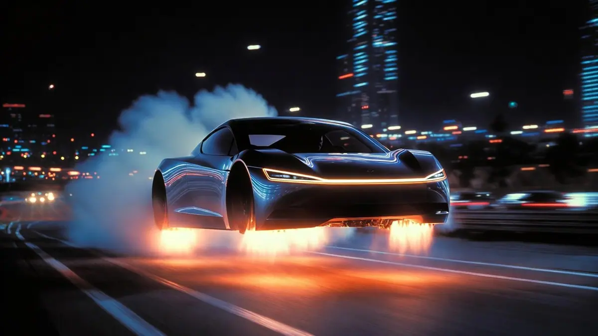 Tesla Roadster: 0,81 секунды до сотни и полёт на сжатом воздухе